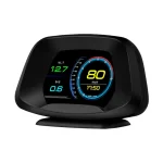 P19 Car HUD Head Up Display OBD2 GPS Additional Meter, Multi-Functional, Car Voltmeter, Water Thermometer, RPM, Boost Meter, OBDII