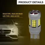 Tobys Super Bright Low Power 7443 40SMD LED Bulbs with 3030 Chip replacement for Back Up Reverse Brake Lights (White) - Image 6