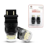 Tobys Super Bright Power T20 3157 16SMD LED Bulbs with 4218 Chip replacement for Back Up Reverse Brake Lights (White)