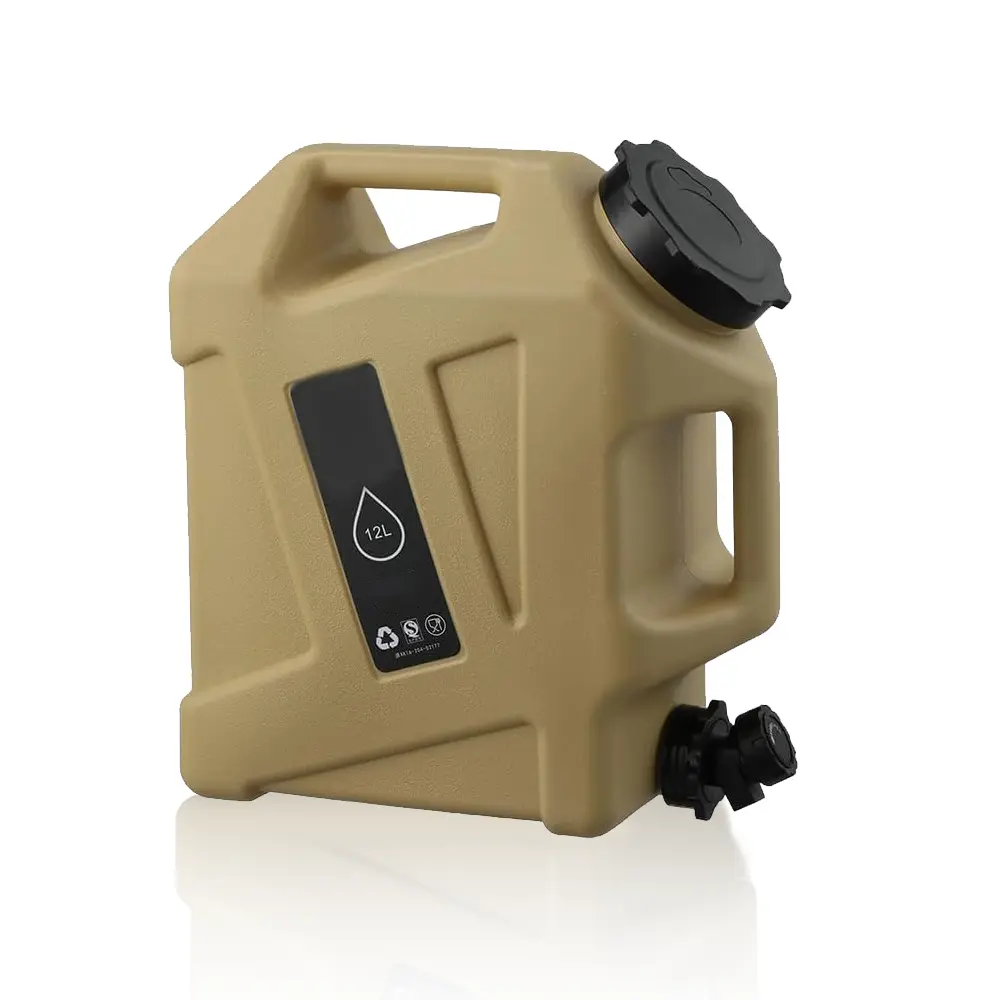 1-10-8.webp Toby's Camping Water Container with Spigot 3.2 Gallon Water Jug Large Water Storage Containers Truly No Leakage Water Tank BPA Free Portable Emergency Can for Car Driving Camping Hiking - Image 1