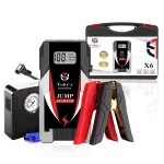 Toby's X6 Jump Starter with Compressor for Cars 6000mAh and 22.2WH Power Bank for Electronic Devices