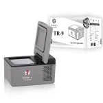 Toby's TR-9 Portable Mini Freezer 12 Volt Refrigerator 10 Quart (9 Liter) Fast Cooling 12V Car Fridge -4?~68? Car Cooler 12/24V DC for Outdoor Camping RV Truck Boat