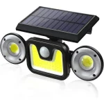 Tobys Solar Light Security Lights Outdoor Motion Sensor Light IP65 Waterproof Flood Light Rotatable Wall Light Spotlight Solar Powered for Garden Garage Patio Yard Pathway Porch