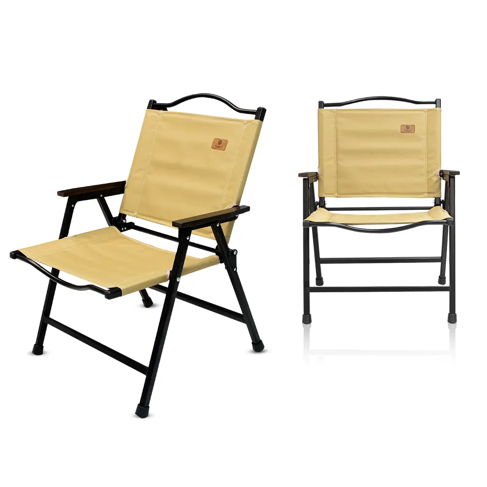 1-34.webp Tobys Folding Camping Chair For Adults Outside Heavy Duty Aluminum Alloy Frame with Armrest Comfortable - Image 1