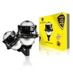 Tobys Lens LS-02 3 Inch Bi LED Projector 84watts/Pair power with 6000K Color Temperature Car Headlight