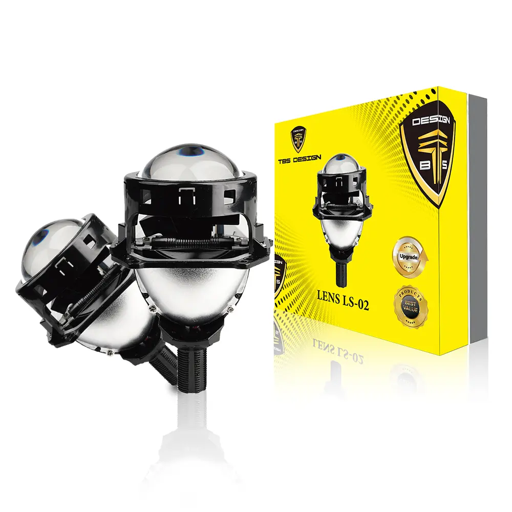 1-4-3.webp Tobys Lens LS-02 3 Inch Bi LED Projector 84watts/Pair power with 6000K Color Temperature Car Headlight - Image 1