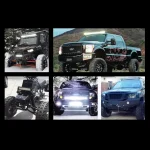 100W Light Bar 22 Inches/57cm Light Bar High Low DRL Beam For Jeep Wrangler - Image 7