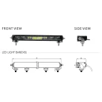 12 Inches Light Bar 56W Light Bar Spotlight - Image 3