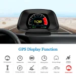 P19 Car HUD Head Up Display OBD2 GPS Additional Meter, Multi-Functional, Car Voltmeter, Water Thermometer, RPM, Boost Meter, OBDII - Image 2