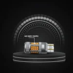 Tobys Super Bright Low Power 7443 40SMD LED Bulbs with 3030 Chip replacement for Back Up Reverse Brake Lights (Yellow) - Image 3