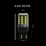 Tobys Super Bright Low Power 7443 44SMD LED Bulbs with 3030 Chip replacement for Back Up Reverse Brake Lights (White) - Image 5