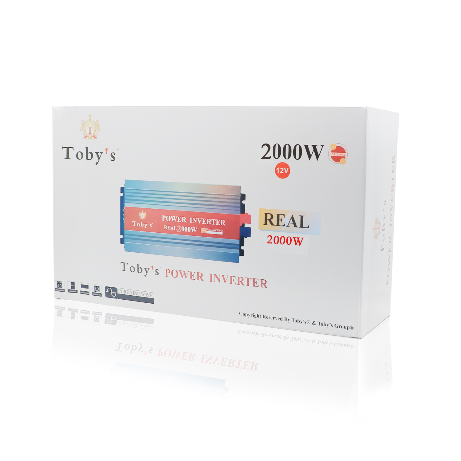 2000W.jpg 2000W Power Inverter DC 12V to AC 220V Auto Voltage Converter - Image 1