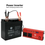 20000mAh Power Battery, 20A Rechargeable Battery With 220V Power Inverter Best For Camping, ABS Housing Material - Image 2