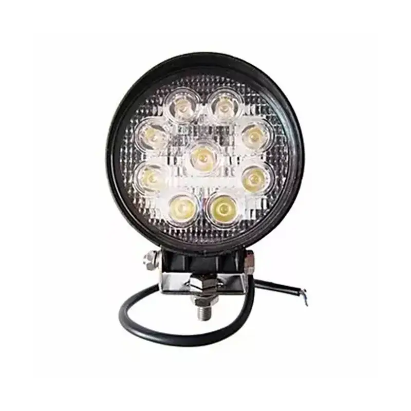27W-Round-LED-Work-light-Amxshe5.webp High-Quality LED R 27W Spot Flood Beam, Waterproof and Dustproof Round Spot Flood Beam LED Work Light, 2700Lms Lumens with Aluminum Housing Material - Image 1