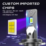 TBS DESIGN M8Pro 9007 2 Pieces Car LED Headlight Original 110W/Pair Power Pure White 6000K Color Temperature - Image 3