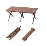 Toby's Table-01 Sturdy Foldable Wooden Table with 6 Legs for Versatile Use in Indoor and Outdoor Spaces - Image 2