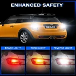 Tobys Super Bright Low Power 1157 44SMD LED Bulbs with 3030 Chip replacement for Back Up Reverse Brake Lights (Yellow) - Image 5