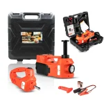 Jack 4 In 1 With LED Electric Hydraulic Car Jack 5 Ton, Built-in Tire Inflatable Pump - Image 2