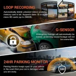 Toby's K700 Car Front and Rear Dual Channel Dash Cam Ultra HD Wide-angle Night Vision Wireless Remote Monitoring APP Remote 4G Remote - Image 5