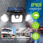 Tobys Solar Light Security Lights Outdoor Motion Sensor Light IP65 Waterproof Flood Light Rotatable Wall Light Spotlight Solar Powered for Garden Garage Patio Yard Pathway Porch - Image 3