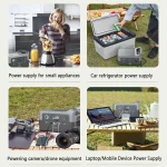 Toby's TBS-136A Portable power station Multiple inputs and outputs for outdoor and home use - Image 4