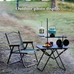 Tobys Lightweight Folding Compact Camping Table Aluminum Alloy Camping Table With Storage Bag, Ideal for Outdoor Use - Image 3