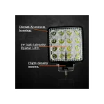 High-Quality LED 48W Spot Flood Beam LED Work Light, Weatherproof and Dustproof Construction For Reliable Operation with Aluminum Housing Material - Image 4