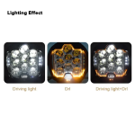 Toby's 60W LED Headlight Jeep Wrangler 7 inch LED headlights, R-60W SF-7 - Image 5