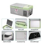 Toby's TR-15 Portable Mini Freezer 12 Volt Refrigerator 10 Quart (15 Liter) Fast Cooling 12V Car Fridge -4?~68? Car Cooler 12/24V DC for Outdoor Camping RV Truck Boat - Image 3