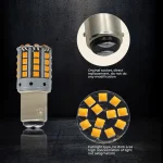 Tobys Super Bright Low Power 1157 44SMD LED Bulbs with 3030 Chip replacement for Back Up Reverse Brake Lights (Yellow) - Image 6
