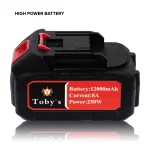 Toby's CW-04 Cordless Electric Pressure Washer Pump Car Cleaning Kit - Image 5