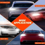 Tobys Super Bright Power T20 3157 36SMD LED Bulbs with 2835 Chip replacement for Back Up Reverse Brake Lights (White) - Image 6