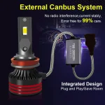 TBS DESIGN M8Pro 9007 2 Pieces Car LED Headlight Original 110W/Pair Power Pure White 6000K Color Temperature - Image 6