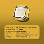 Toby?s CPL-T31 LED Floodlight?4000mAh Rechargeable Light Multi-Color Output SOS Mode Powerful Brightness Ideal for Outdoor Work Emergency Use - Image 10