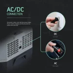 Toby's Electric Cooler Portable Refrigerator Freezer Compact Fridge freezer Electric Cooler for Car RV Vehicle Boat Home Use Travel Camping Truck Party Picnic Outdoor (42 Liter) - Image 6