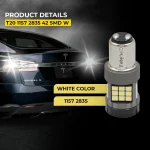 Tobys Super Bright Power T20 1157 42SMD LED Bulbs with 2835 Chip replacement for Back Up Reverse Brake Lights (White) - Image 7
