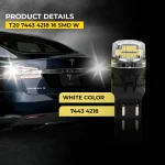 Tobys Super Bright Power T20 7443 16SMD LED Bulbs with 4218 Chip replacement for Back Up Reverse Brake Lights (White) - Image 7