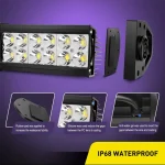 36W 7 Inches Light Bar Spotlight, Aluminum Housing Material with IP67 Waterproof Resistance - Image 3