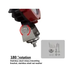 Toby's LED Spot Light, one piece 7 inches 51W Red Flood Beam LED Work Light Bar for Jeep, Truck, Car ATV SUV 4X4 Truck Driving Lamp - Image 5