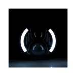 Jeep 7 inch LED Headlight Halo Angel Eyes, JP 7 WY, Round Hi/Lo Beam Headlight Yellow Signal - Image 5