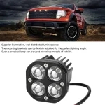 TBS S40 Yellow Waterproof Driving Off-Road Work Lights  LED White Driving Fog Lights 2 Pieces Of 3 Inch 40W For Off-Road 4X4 Jeep - Image 5