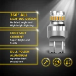 Amber Bulbs For Reverse Lights, 7443 23smd, Brake, Signal, Parking Lights, High Lumen output 580Lm, and No Flickering issue - Image 3