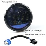 75W LED Headlight Jeep Wrangler 7 inch LED headlights, JK 07-16 - Image 6