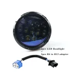 7 inches 75W JP Headlights Black, LED Headlight Jeep Wrangler, LED headlights with IP67 Waterproof Rating, and Die-Cast Aluminum Housing Material, JK 07-16 - Image 6