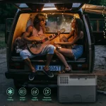 Toby's Electric Cooler Portable Refrigerator Freezer Compact Fridge freezer Electric Cooler for Car RV Vehicle Boat Home Use Travel Camping Truck Party Picnic Outdoor (42 Liter) - Image 7