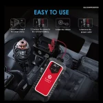 Toby's X22 16000mAh and 59.2WH Jump Starter with 2500A Peak, 30W PD Fast Charging Power Bank For 8 Cylinder Vehicles - Image 5