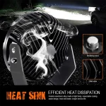 Laser Light High Output Work Laser Projector Light For Off-road 8.5 Inches, IP68 Waterproof Resistance with Die-Cast Aluminum Housing Material - Image 5