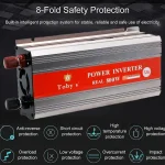 800W Car Power Inverter 12V to 220V Ac Power Converter, LED Display, Modified Sine Wave Inverter For Laptop, Tablet, Solar System, Camping - Image 2