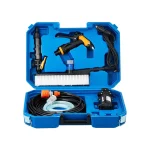 High Pressure 80W Car Electric Washer, Portable Car Washer with High-Quality N-Cor Pump, Compact, Versatile, Robust