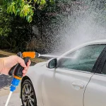 High Pressure 80W Car Electric Washer, Portable Car Washer with High-Quality N-Cor Pump, Compact, Versatile, Robust - Image 2